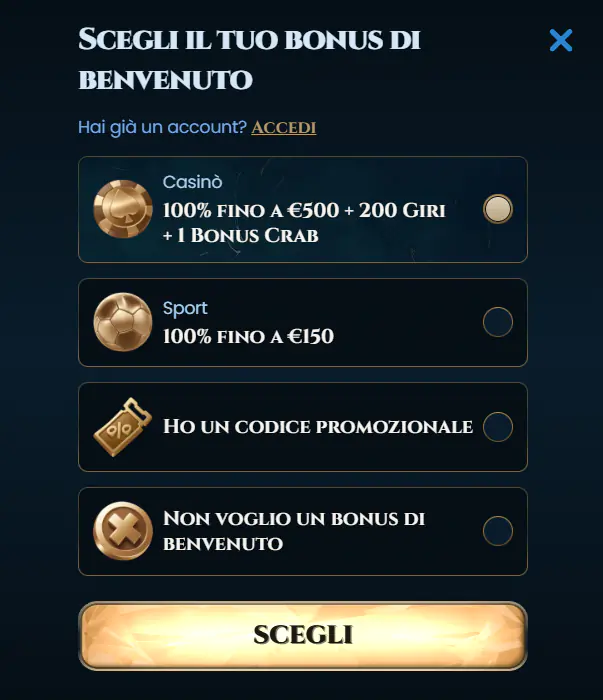 Wonder Luck Registrazione